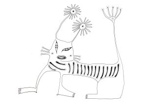 Spirit animal roars for desire